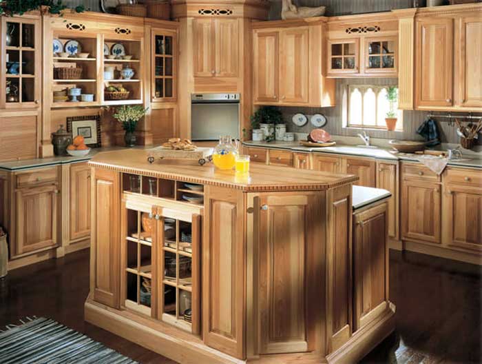 Hickory Wood Kitchen Cabinets