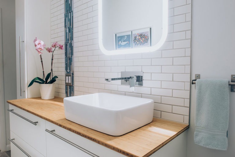 Bathroom Vanity Backsplash Alternatives