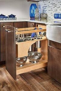 base cabinet organizer knife block